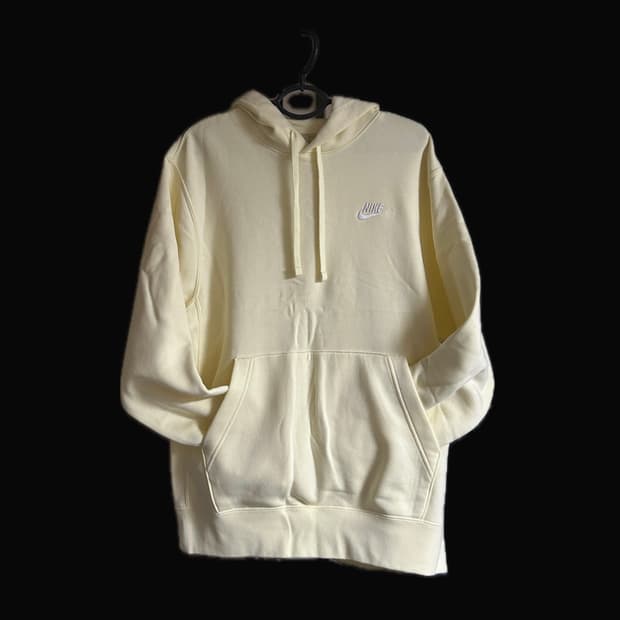 나이키 스포츠웨어 클래식 후드티 크림 M