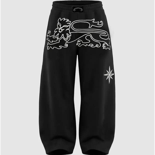 (새상품) 배드블러드 배기 조거팬츠