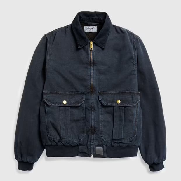 칼하트 WIP 스탠톤 자켓 블랙 스톤 다이드 L 사이즈