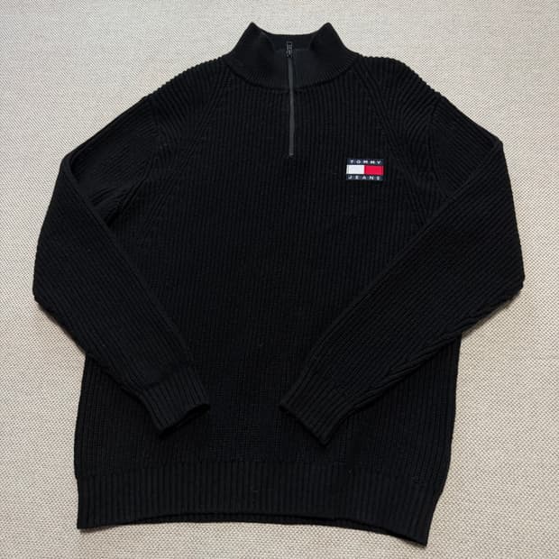 타미힐피거 하프집업 울니트