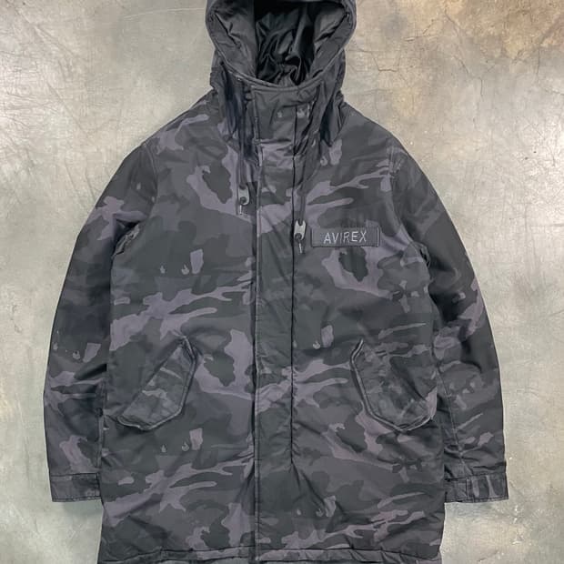 아비렉스 그레이카모 피쉬테일 파카
