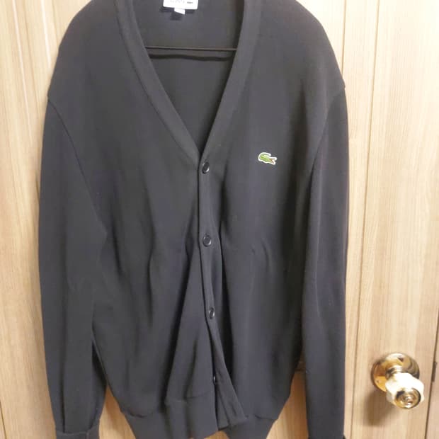 라코스테 블랙 가디건