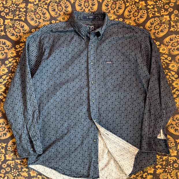 Chaps 랄프로렌 버튼다운 패턴 셔츠