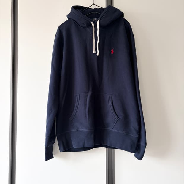 폴로 랄프로렌 네이비 후드티