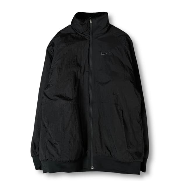 나이키 블랙 나일론 바람막이 뽀글이 리버시블 자켓