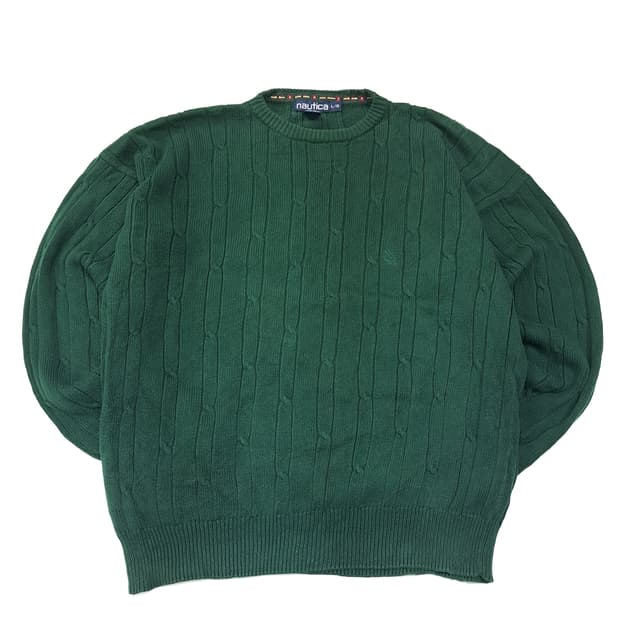 CL140 L 노티카 90s 코튼 케이블 니트