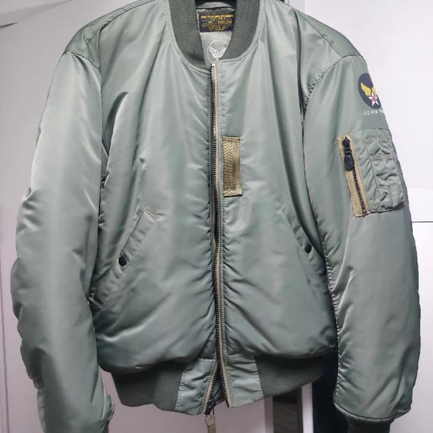 [브론슨/상태 최상] MA-1 Talon zipper / khaki