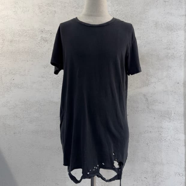KSUBI 디스트로이드 롱라인 티셔츠
