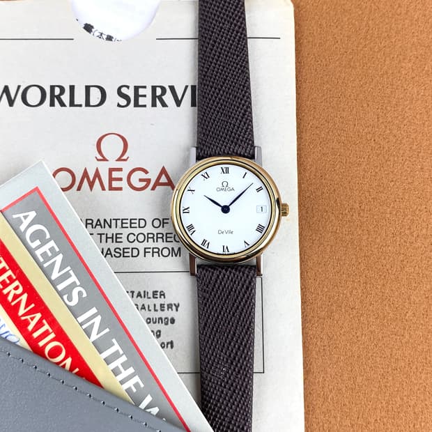 [FULL SET]OMEGA Lady De Ville date watch