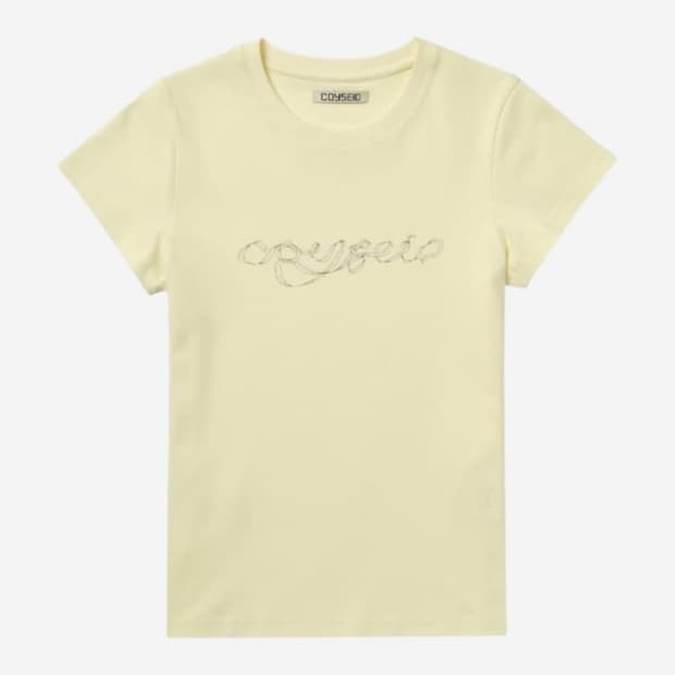 코이세이오 coyseio ribbon side strap t-shirt
