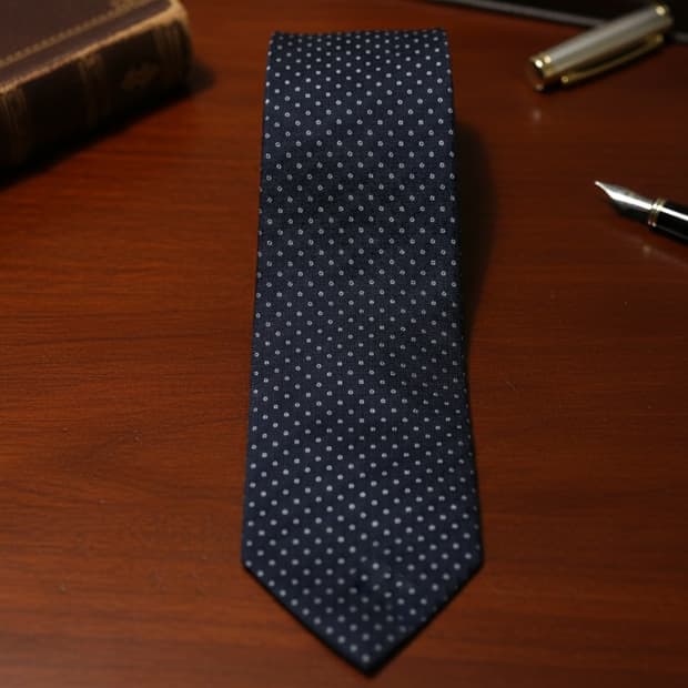 [POLO] 폴로 랄프로렌 실크 100% 도트 넥타이 (이태리 메이드)