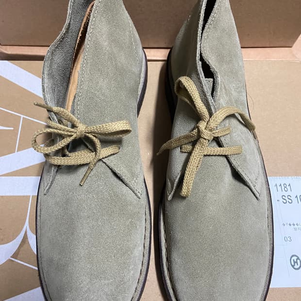 새상품) 드레익스 클리포드 데저트 부츠 샌드 스웨이드