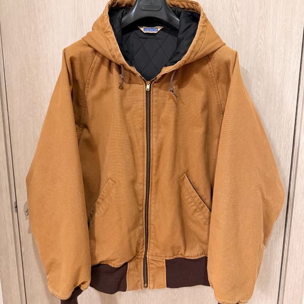 슈가케인 24fw 코튼 덕 캔버스 페디드 워크 파카