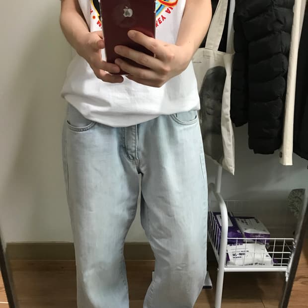 에드윈 404 연청데님