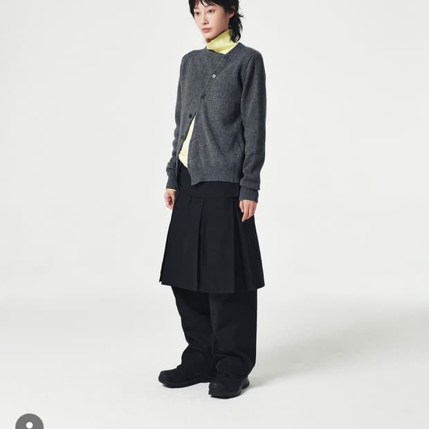 누마레ee 24fw 가디건 그레이