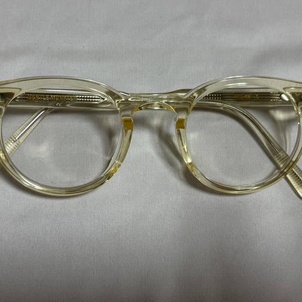 젠틀몬스터 투명 뿔테 안경 시력X 블루라이트차단