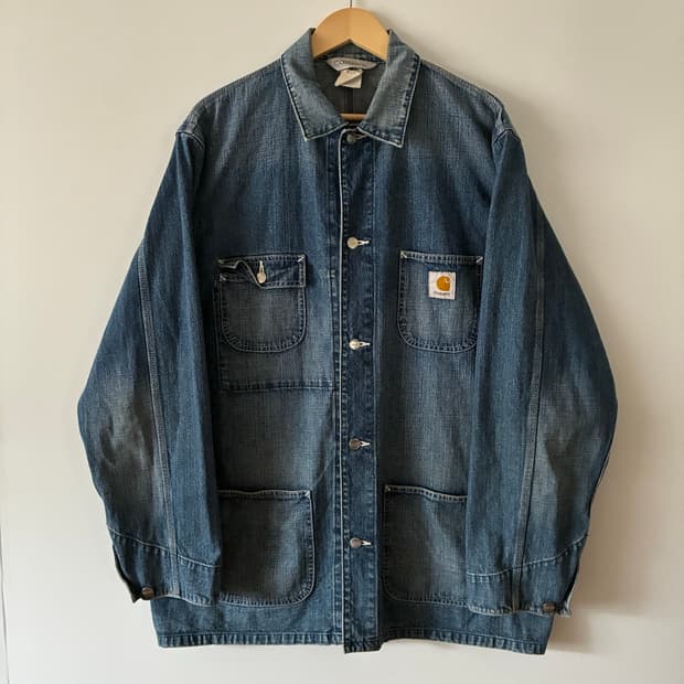칼하트 90s 데님 초어 자켓