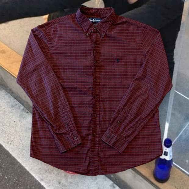 폴로랄프로렌 체크 셔츠 (Man XL)
