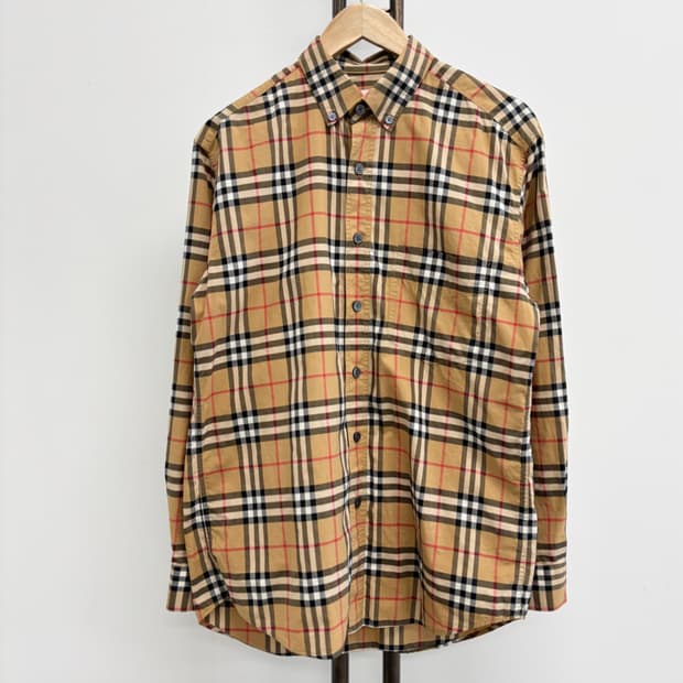 [M]버버리 체크 셔츠