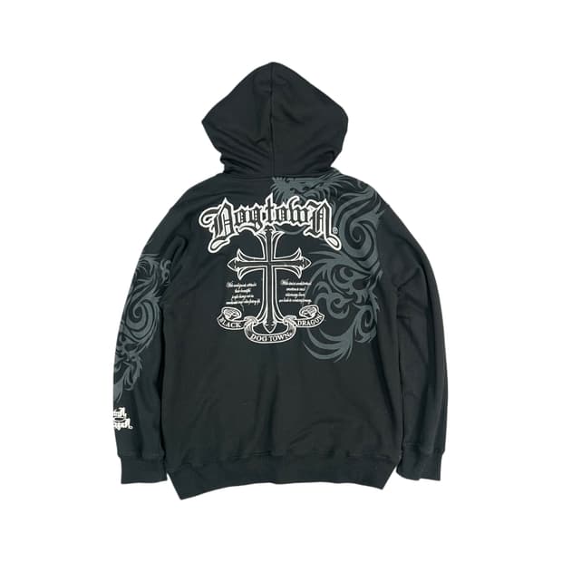 Dog Town black dragon hoodie zip