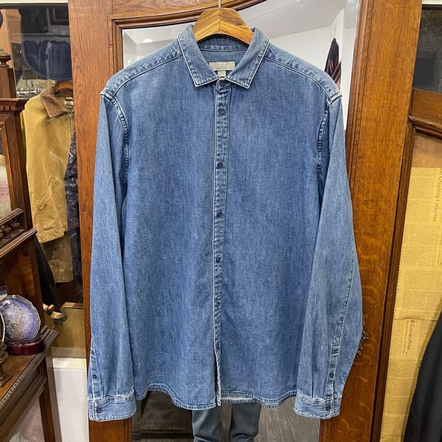 코스 데님셔츠