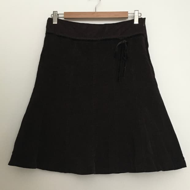 VTG corduroy/velvet midi Skirt