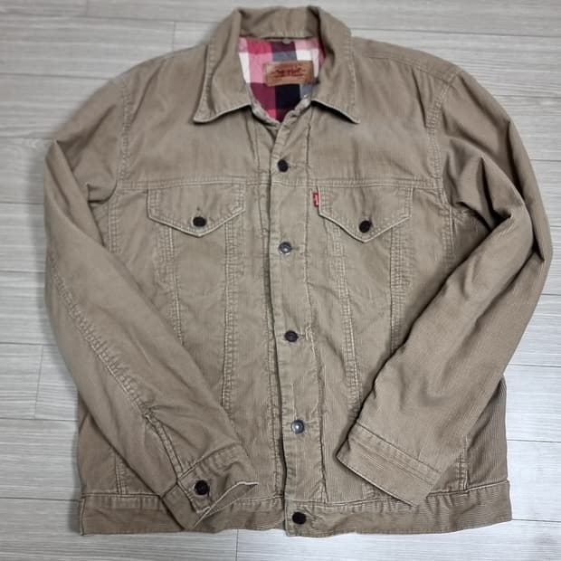 일본제 90s 리바이스 코듀로이 자켓 브라운(100)