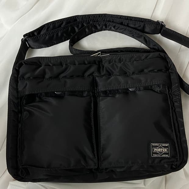 미품)PORTER 포터 탱커 숄더백 L 블랙