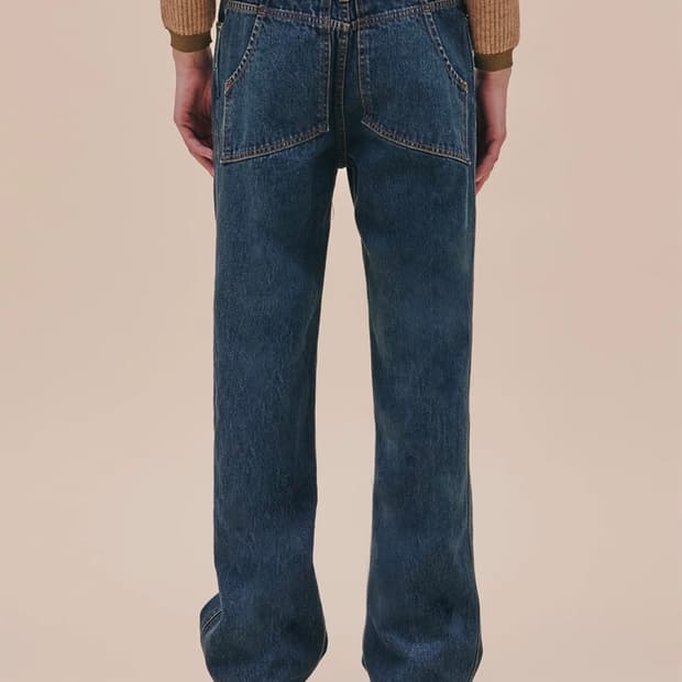 [31] 에크하우스 라타 와이드 레그 진 뉴 블루