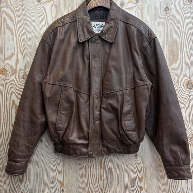 Sober A-1 레더 자켓