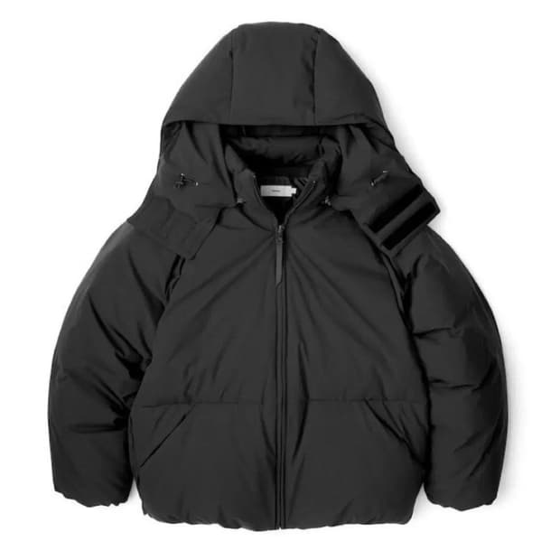 그라프페이퍼 잔터 콜라보 패딩 2사이즈 블랙