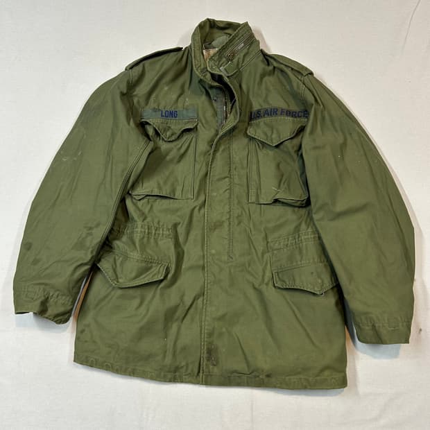 M) USAF 오리지널 미군 M65 필드자켓 70s OG-107