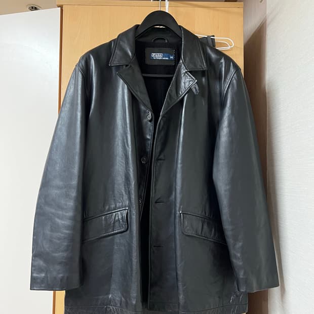 폴로 레더 카코트