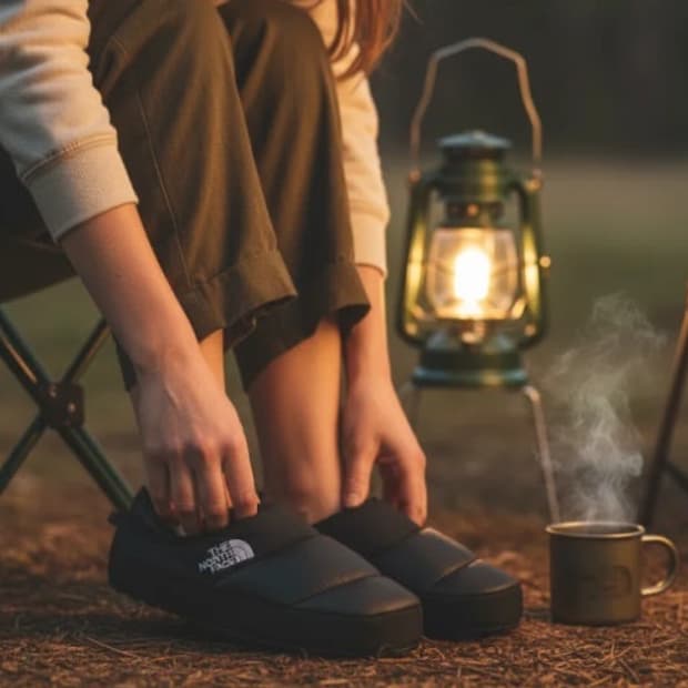 [L] 노스페이스 눕시 텐트 뮬 3 캠핑화 방한화 블랙 새상품