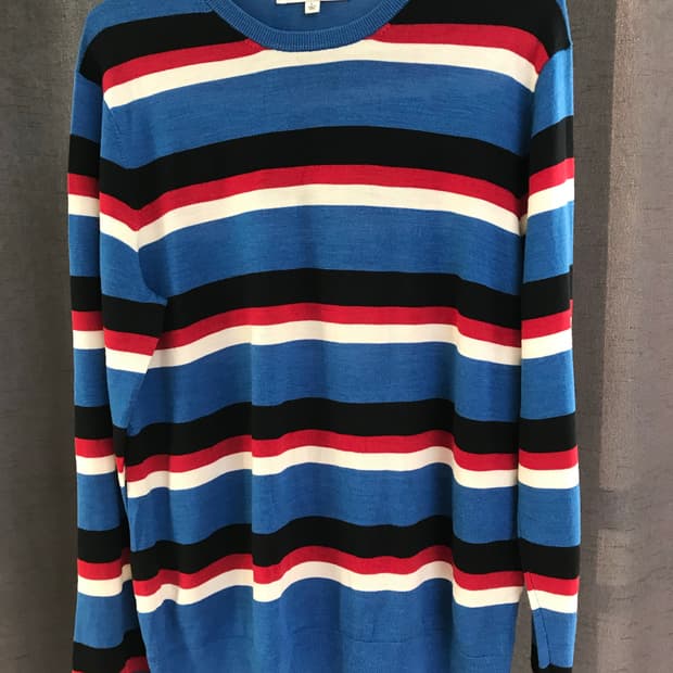 유니클로 JW 앤더슨 스트라이프 니트 L