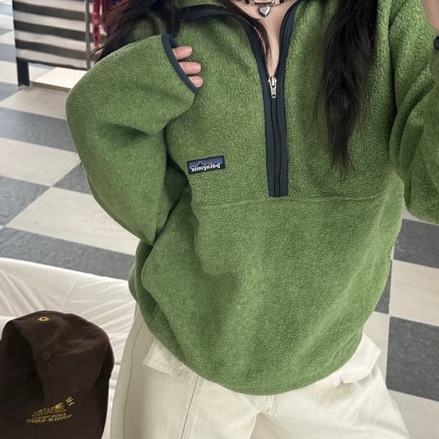 파타고니아 90s 신칠라 말차그린 마수피얼 플리스 