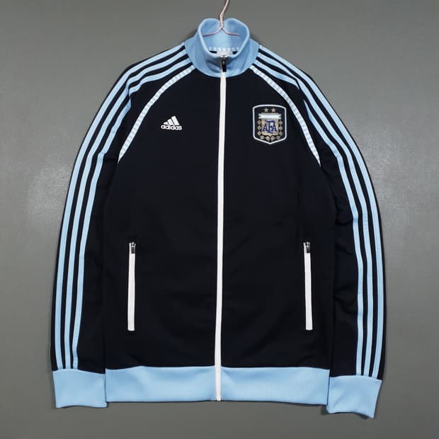 95) 아디다스 아르헨티나 대장급 희귀 유로파 검하 삼선 트랙탑 져지