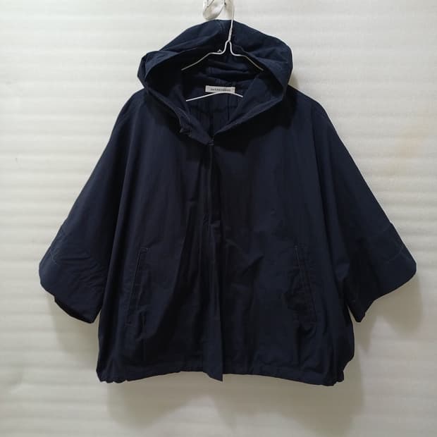 한섬 더캐시미어 오버루즈 후드 바람막이 자켓 여성 큐티 경량 사랑봉봉