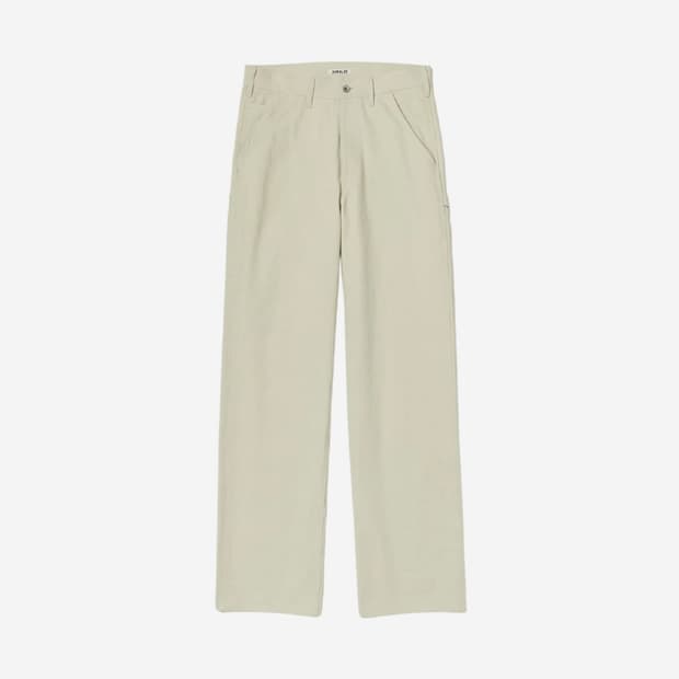 (4) Auralee Washed Heavy Canvas Pants