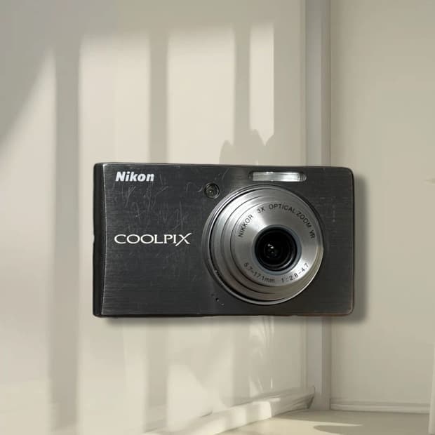 인물추천!) 니콘 쿨픽스 S500 디카 빈티지 캠코더 /캐논소니 카시오