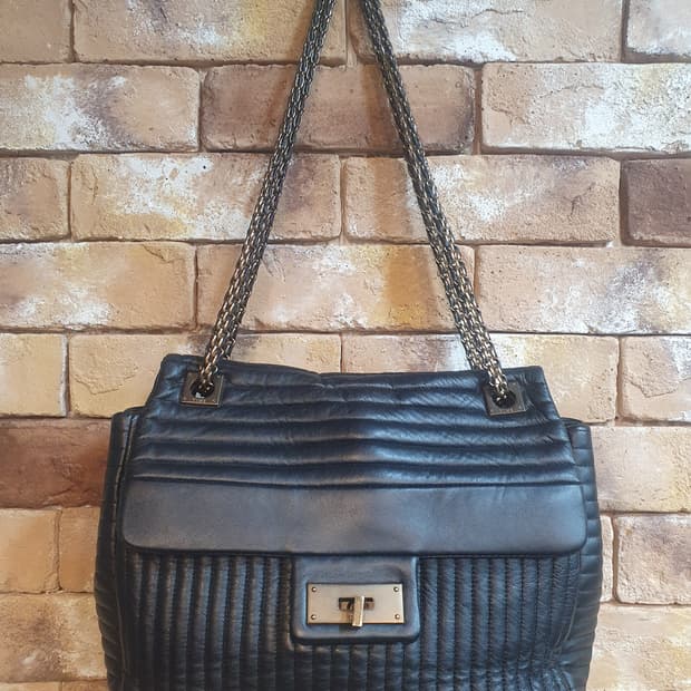 타임퀼팅 체인가방