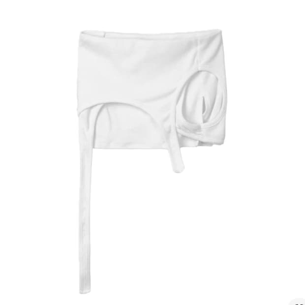 Bonnae 레이어드 스커트(화이트)