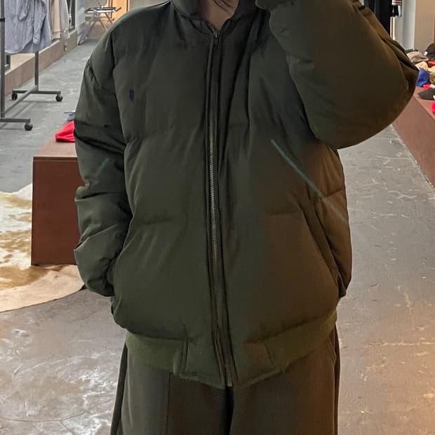 폴로 랄프로렌 아카이브 올리브 다운 푸퍼 패딩 H2601
