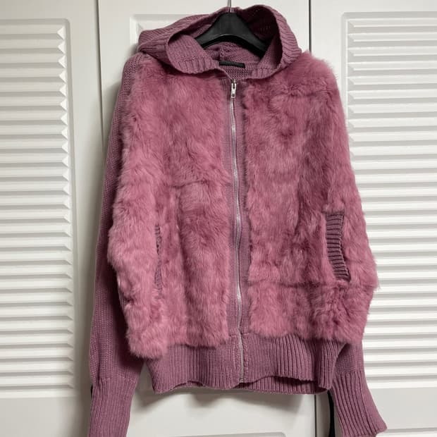 에이비플러스 토끼털 니트