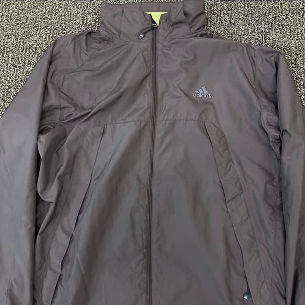 아디다스 브라운 바람막이 자켓