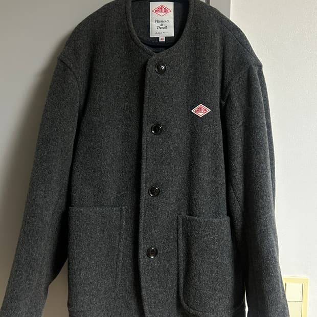 단톤 다크그레이 하프 코트 (비이커구매)