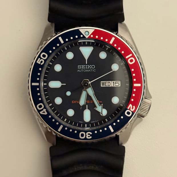 세이코 skx009 다이버 시계