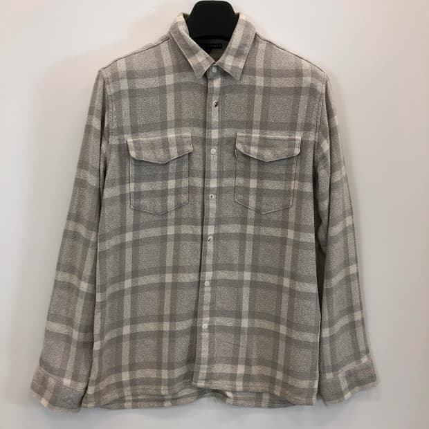 리바이스 LINE8 그레이 체크셔츠 M