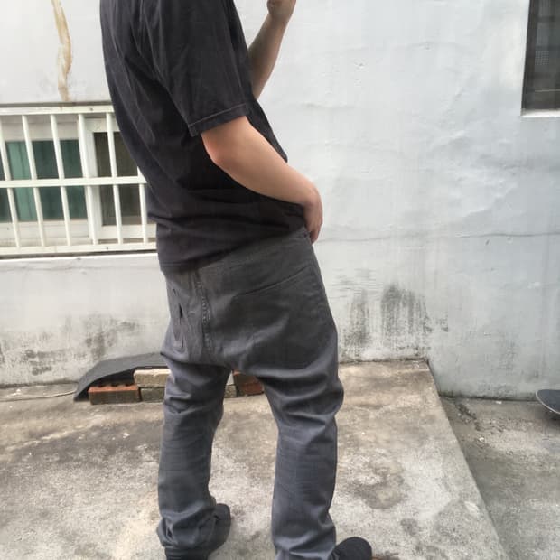 카반드 주카 x 디키즈 사루엘 사선 지퍼 팬츠