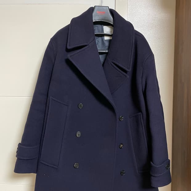 벨리에 네이비 피코트 L